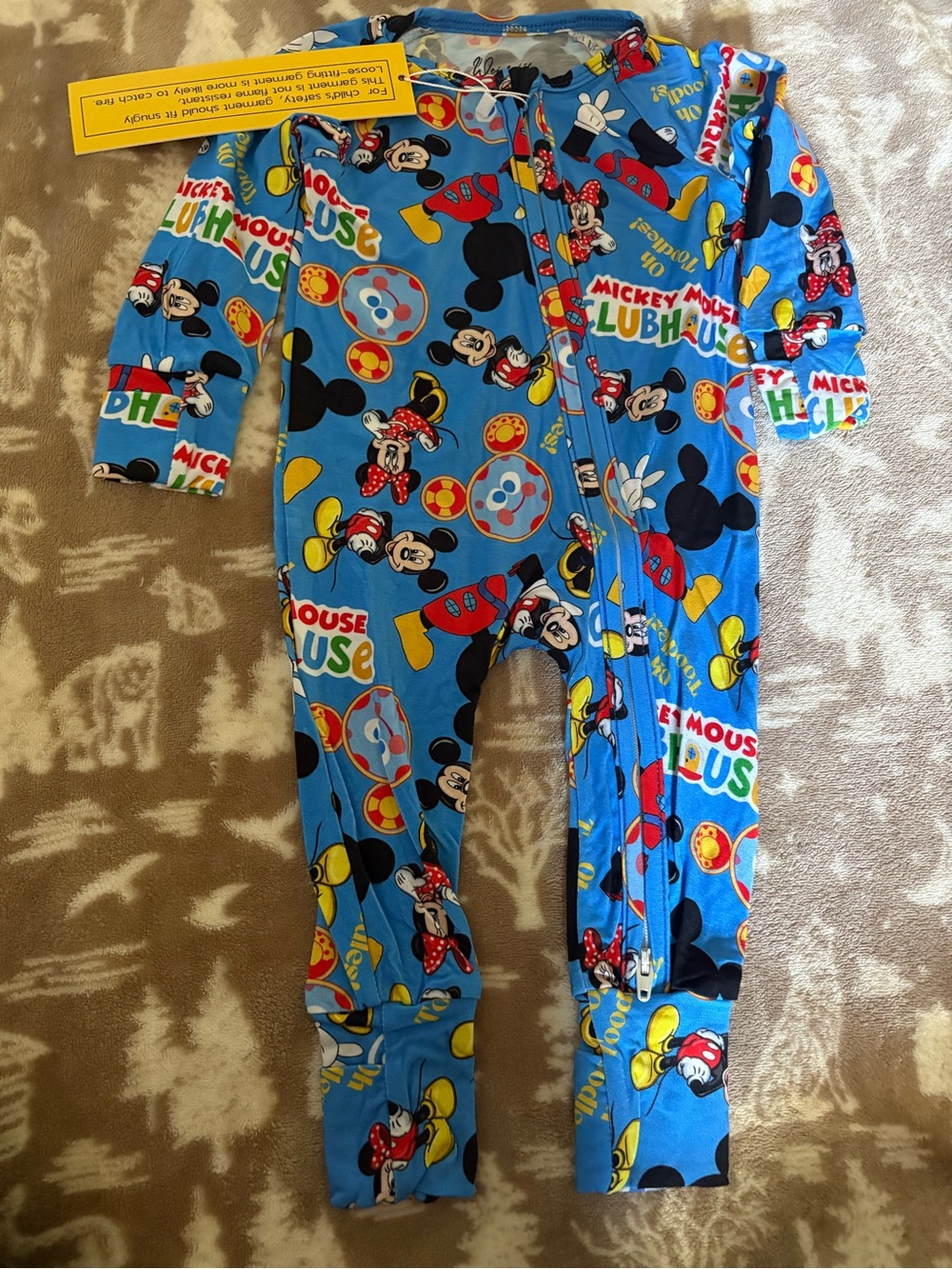 Mickey Mouse bamboo zippy